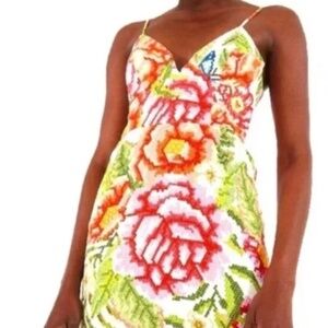 Farm Rio Vintage Floral Mini Dress Size S